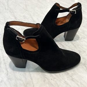 Frye Meghan Shootie, Black Suede Bootie